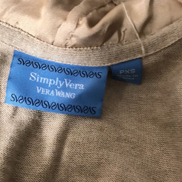 Simply Vera Vera Wang combo button up cardigan - Picture 4 of 5